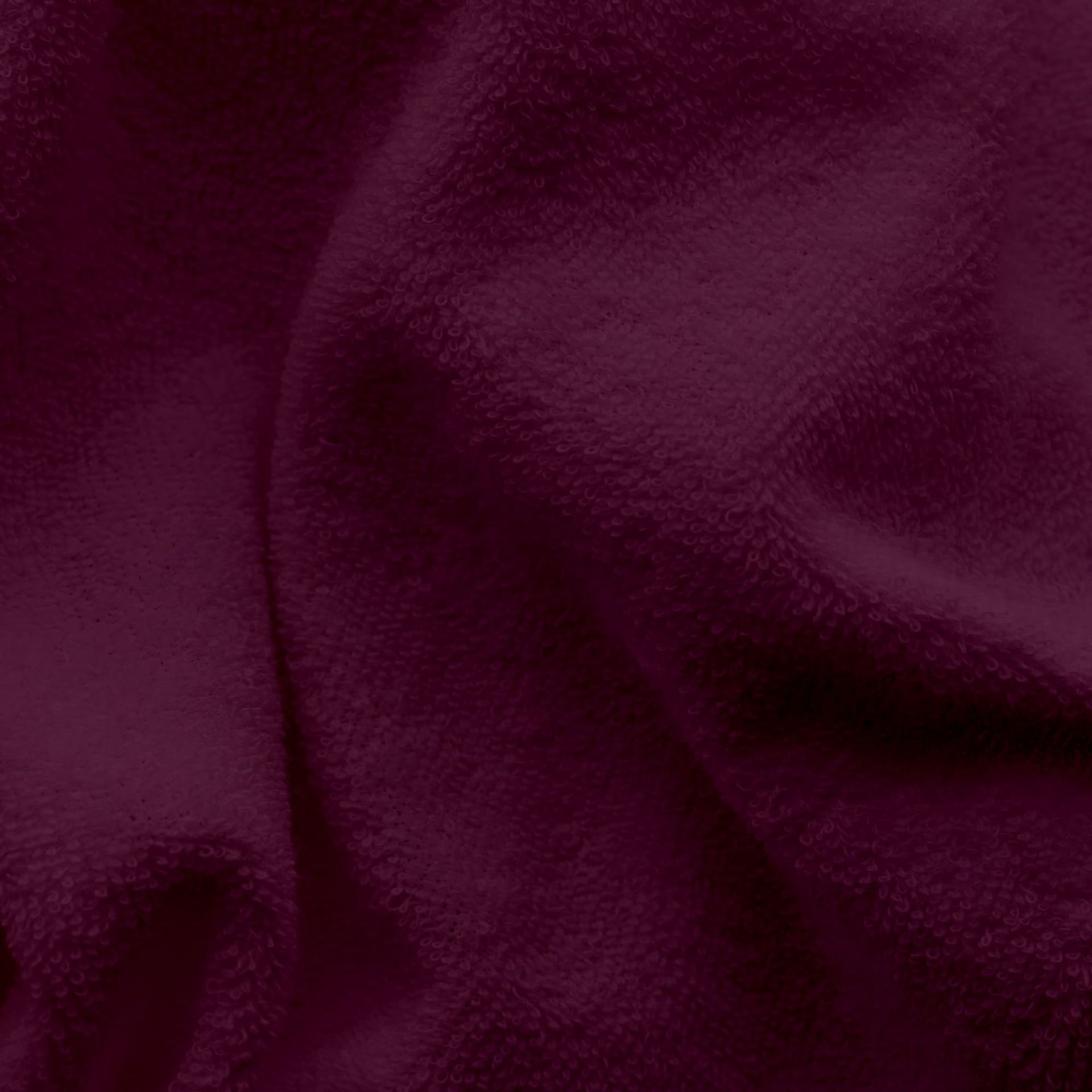 Spannbettlaken Frottex von Schlafgut in Farbe purple deep aus 75% Bio-Baumwolle und 25% Polyester Stoff